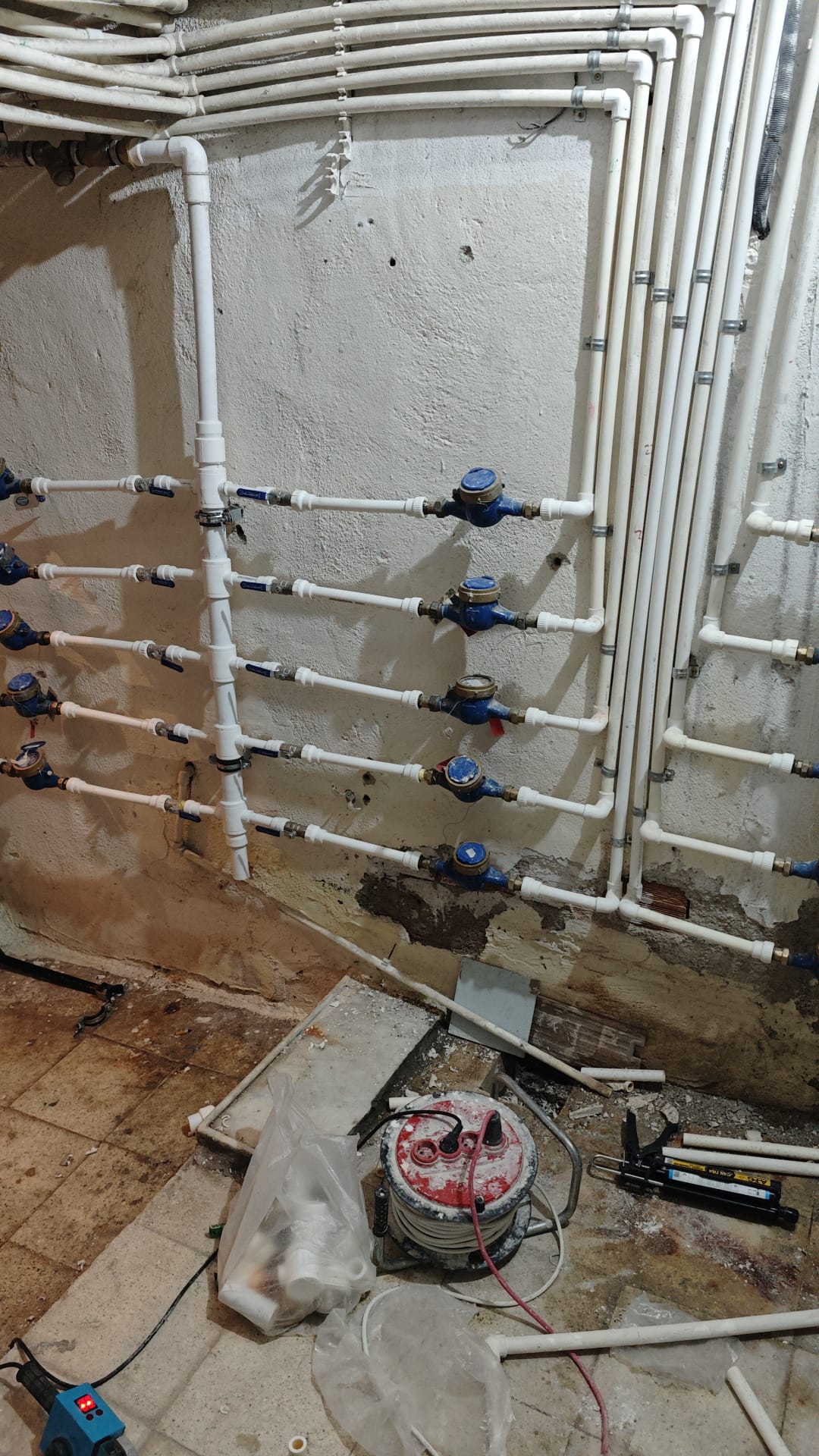 Kollektör hattı PPRC boru yenileme çalışması